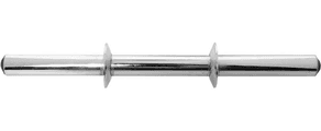 Barra Oca Cromada com Presilha Espiral