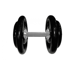 Dumbbell Emborrachado Pegada Recartilhada