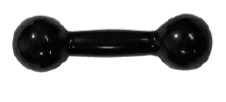 Halter Bola Emborrachado
